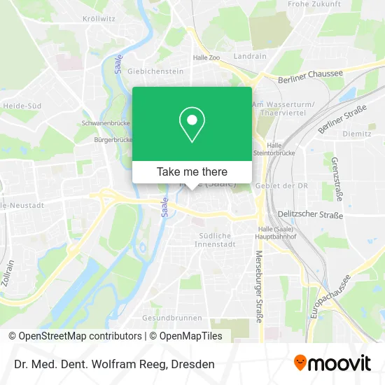 Карта Dr. Med. Dent. Wolfram Reeg