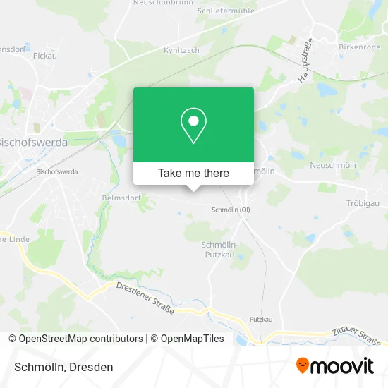 Карта Schmölln