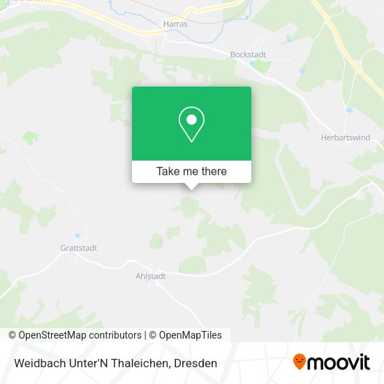 Карта Weidbach Unter'N Thaleichen