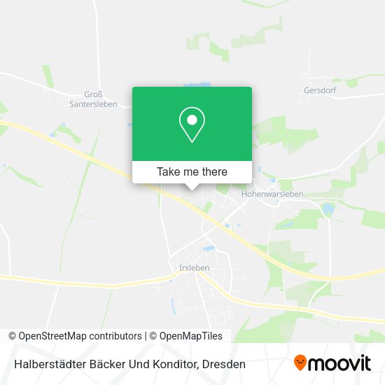 Карта Halberstädter Bäcker Und Konditor