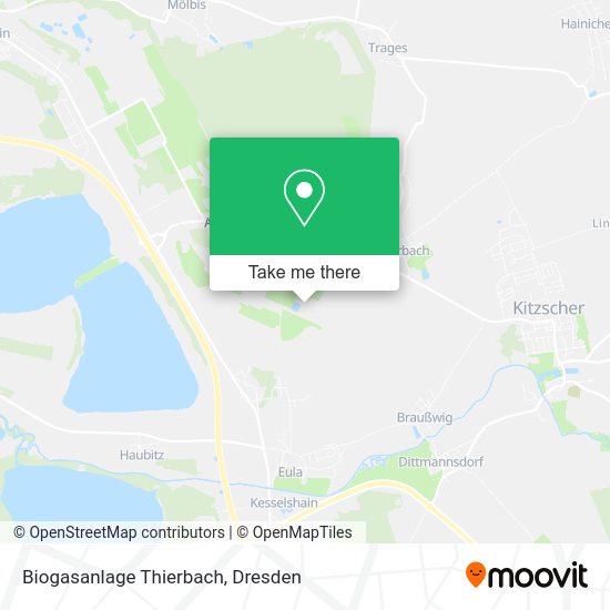 Карта Biogasanlage Thierbach