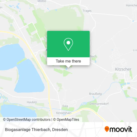 Карта Biogasanlage Thierbach