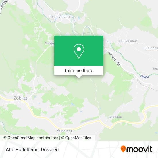 Alte Rodelbahn map