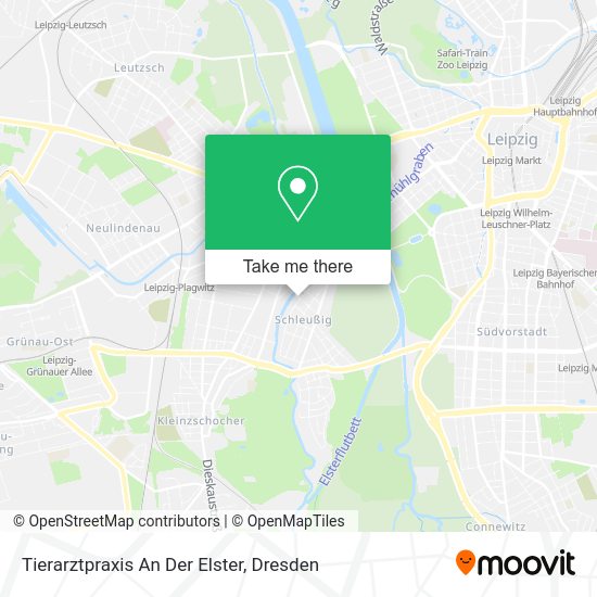 Карта Tierarztpraxis An Der Elster