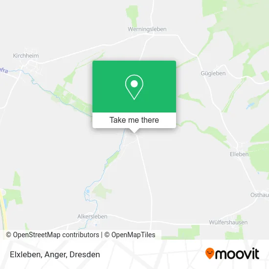 Карта Elxleben, Anger
