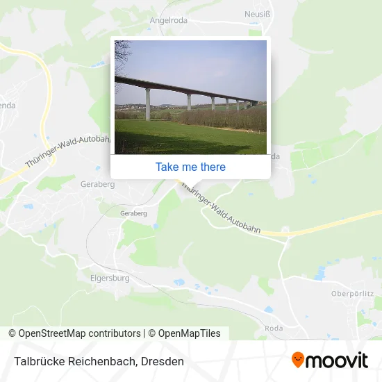 Карта Talbrücke Reichenbach