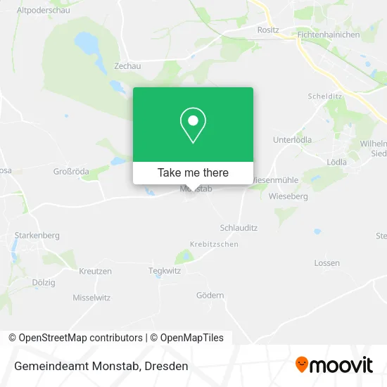 Карта Gemeindeamt Monstab