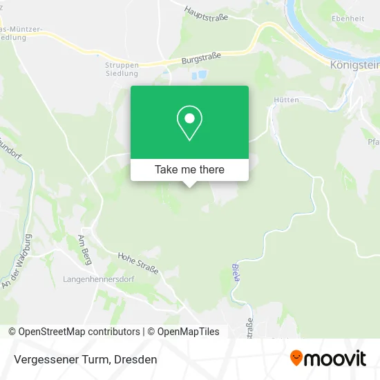 Карта Vergessener Turm