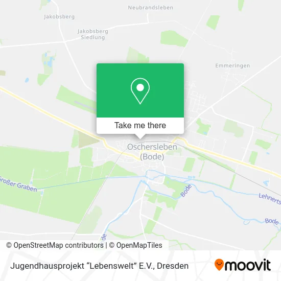 Карта Jugendhausprojekt “Lebenswelt” E.V.