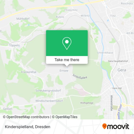 Карта Kinderspielland