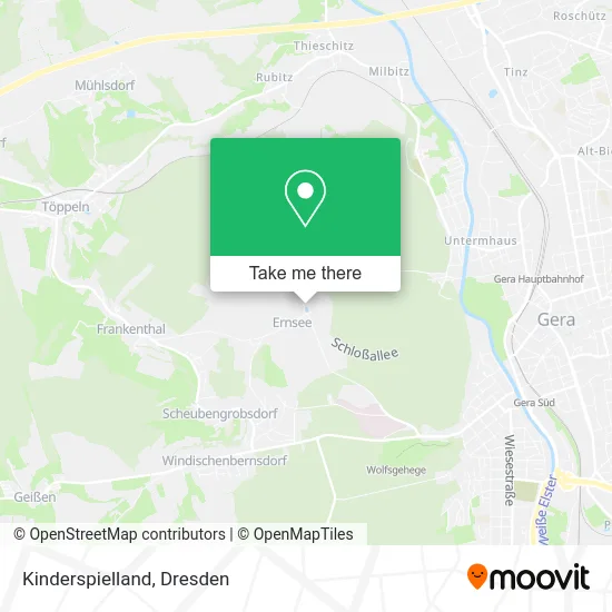 Карта Kinderspielland