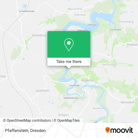 Карта Pfaffenstein