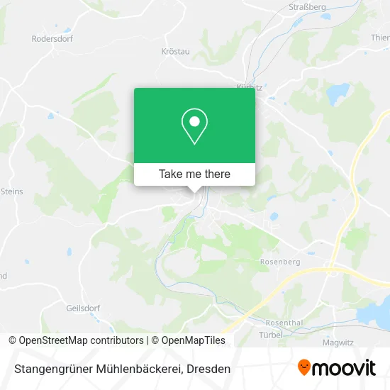 Карта Stangengrüner Mühlenbäckerei
