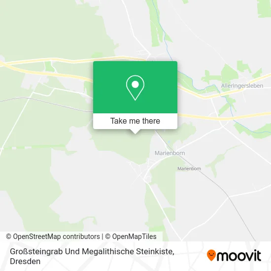 Карта Großsteingrab Und Megalithische Steinkiste