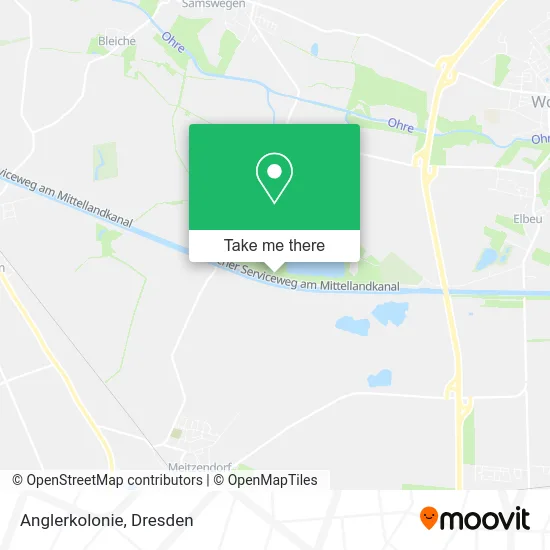 Карта Anglerkolonie