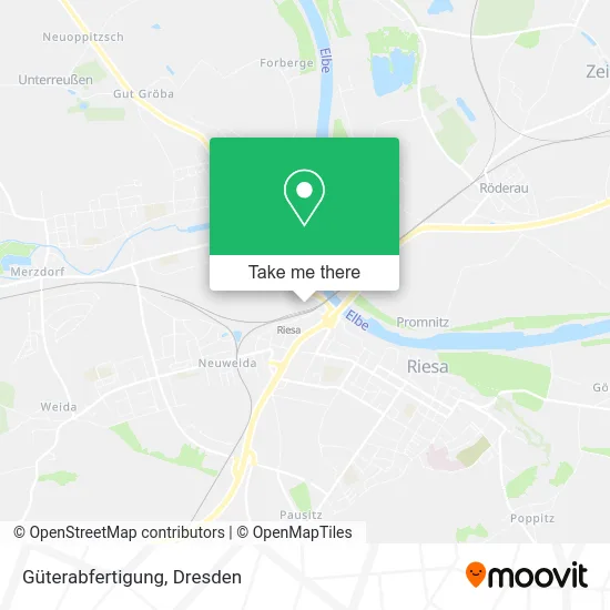 Карта Güterabfertigung