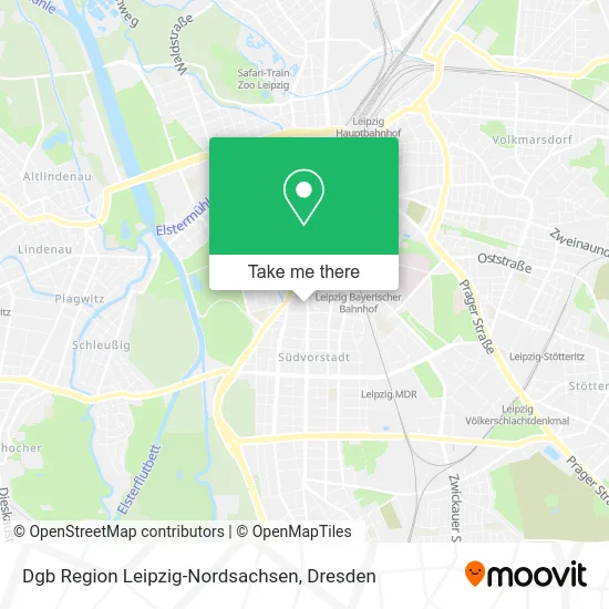 Карта Dgb Region Leipzig-Nordsachsen