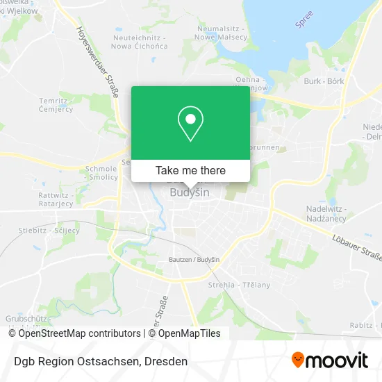 Карта Dgb Region Ostsachsen
