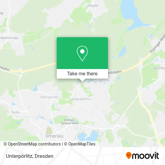 Карта Unterpörlitz