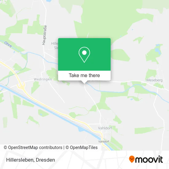 Карта Hillersleben