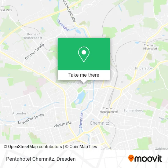 Карта Pentahotel Chemnitz