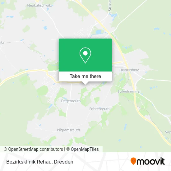 Карта Bezirksklinik Rehau