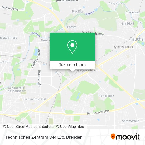 Карта Technisches Zentrum Der Lvb