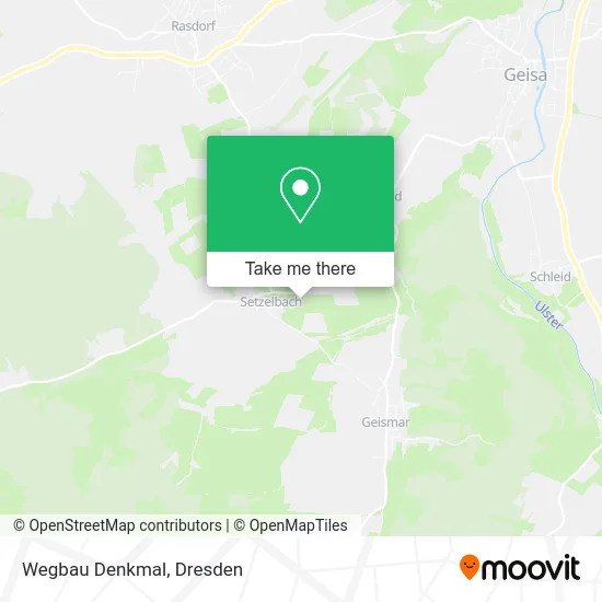 Карта Wegbau Denkmal