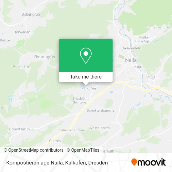 Карта Kompostieranlage Naila, Kalkofen