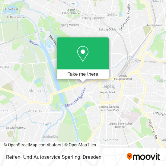 Карта Reifen- Und Autoservice Sperling