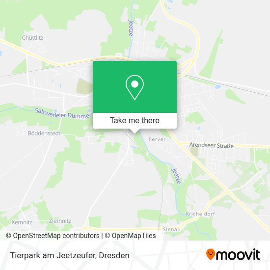 Карта Tierpark am Jeetzeufer