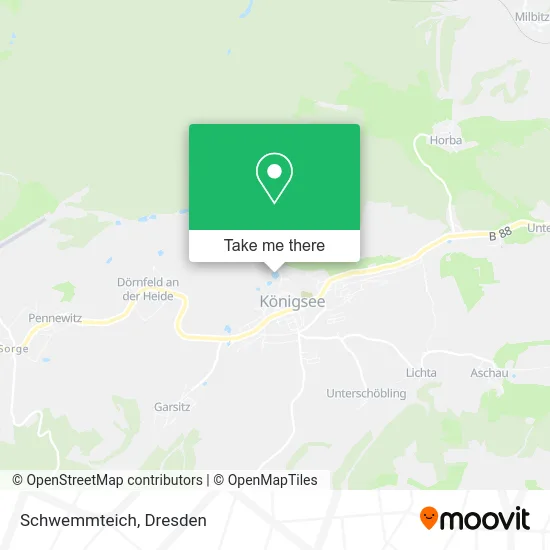 Карта Schwemmteich