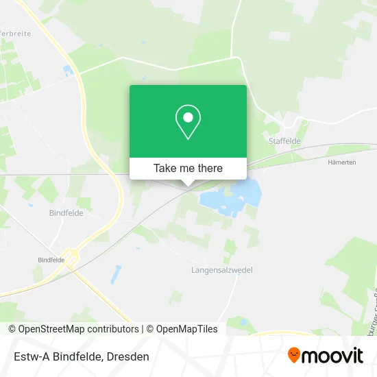 Карта Estw-A Bindfelde