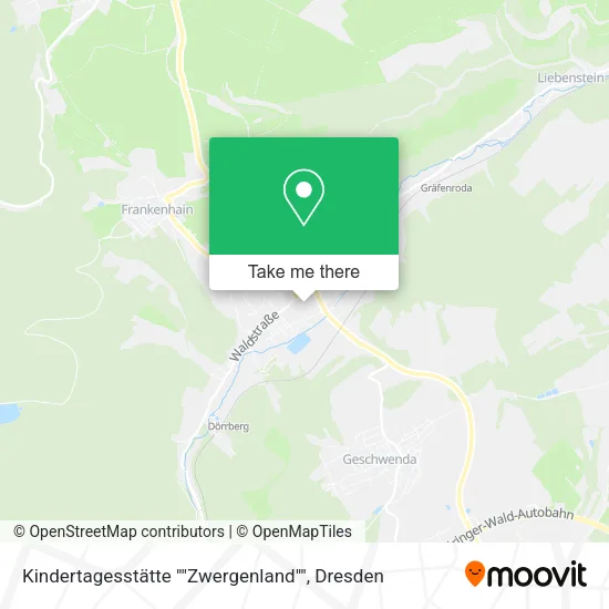 Карта Kindertagesstätte ""Zwergenland""