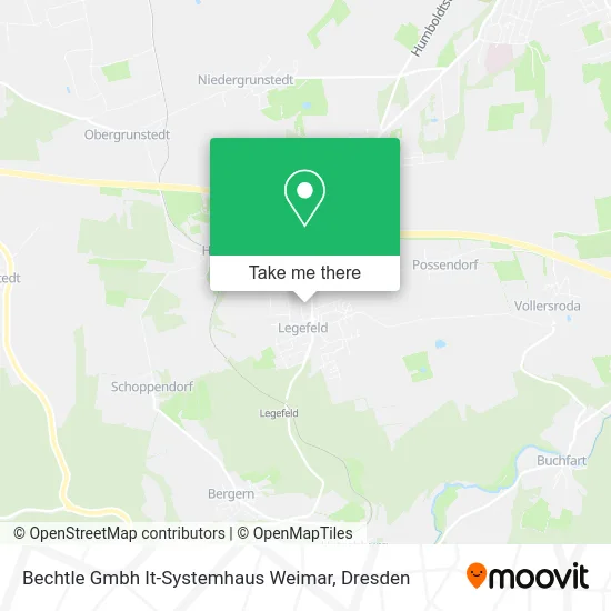Карта Bechtle Gmbh It-Systemhaus Weimar