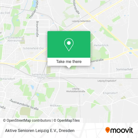 Aktive Senioren Leipzig E.V. map