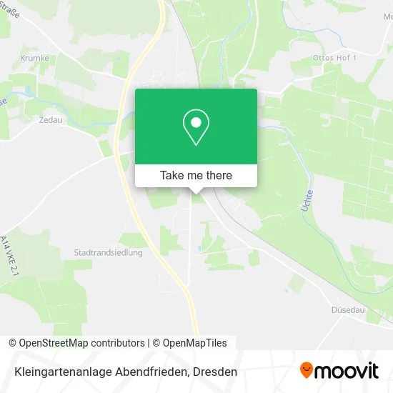 Карта Kleingartenanlage Abendfrieden