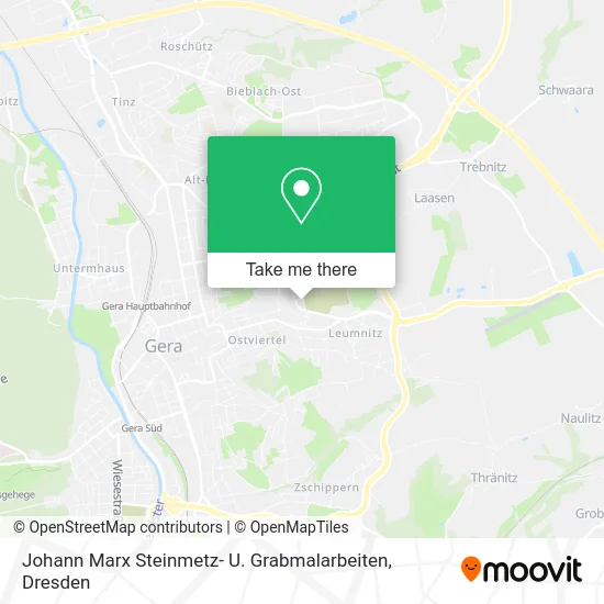 Johann Marx Steinmetz- U. Grabmalarbeiten map
