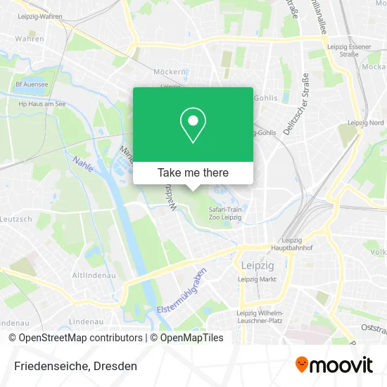 Карта Friedenseiche