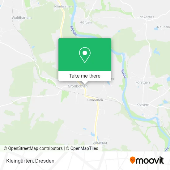 Карта Kleingärten