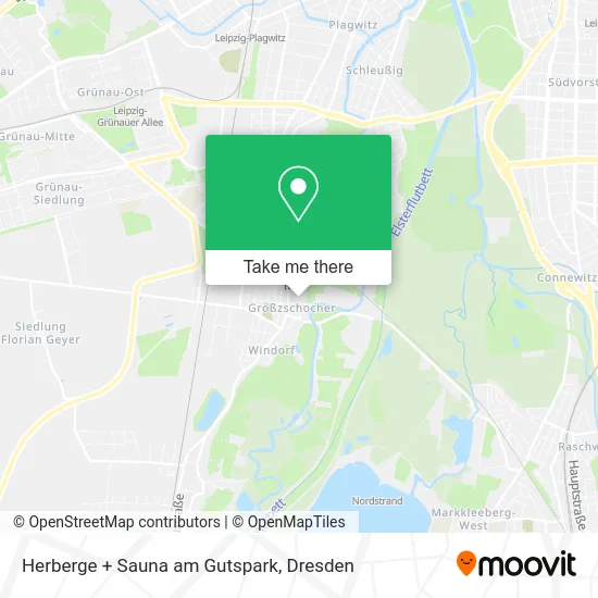 Карта Herberge + Sauna am Gutspark