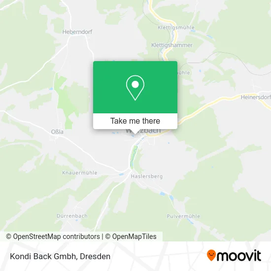 Карта Kondi Back Gmbh