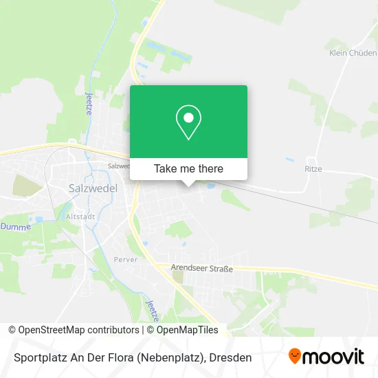 Карта Sportplatz An Der Flora (Nebenplatz)