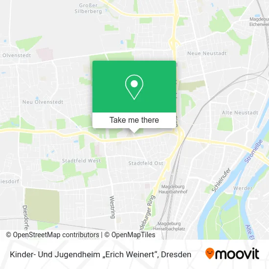 Карта Kinder- Und Jugendheim „Erich Weinert“