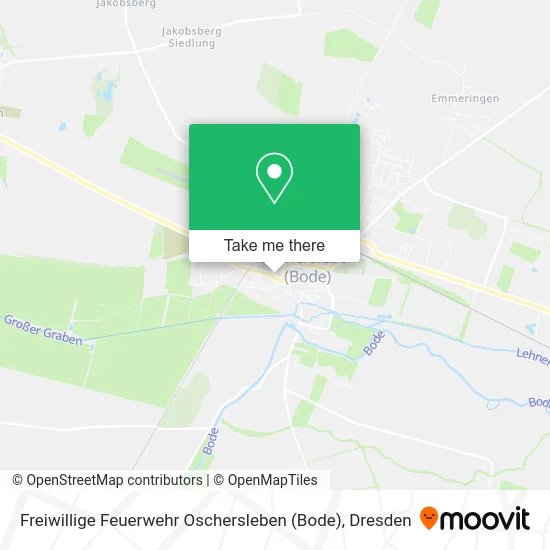Карта Freiwillige Feuerwehr Oschersleben (Bode)