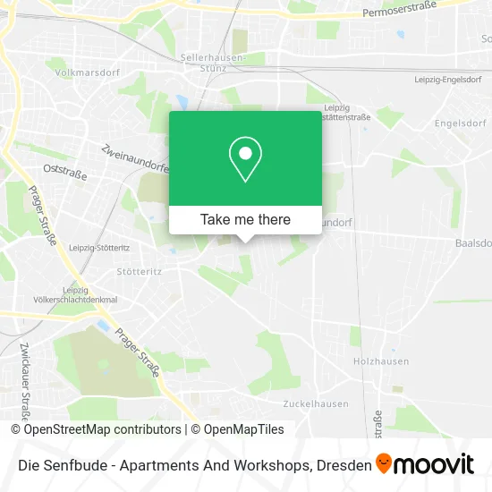 Карта Die Senfbude - Apartments And Workshops