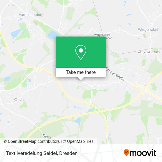 Карта Textilveredelung Seidel