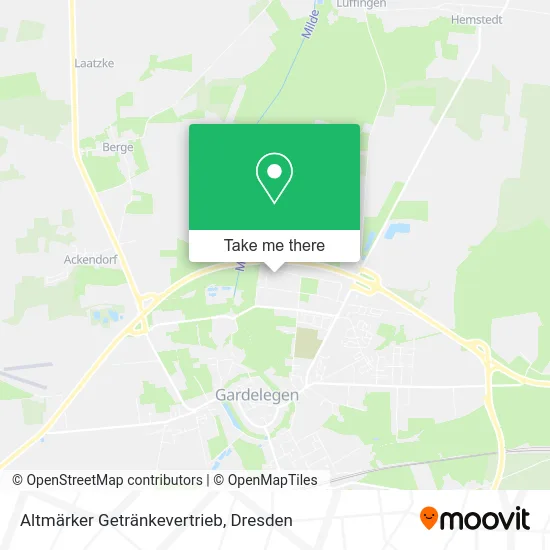 Карта Altmärker Getränkevertrieb