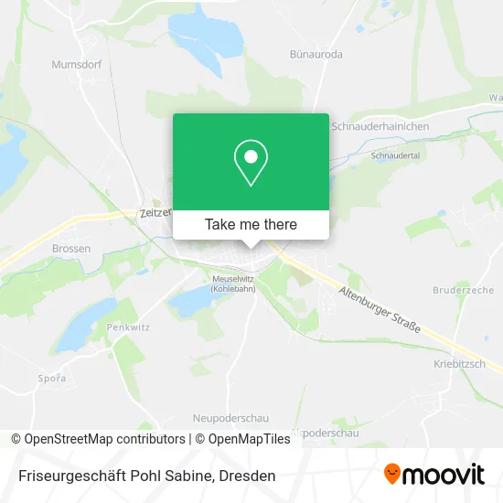 Карта Friseurgeschäft Pohl Sabine