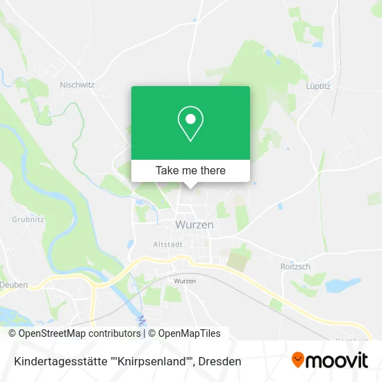 Карта Kindertagesstätte ""Knirpsenland""